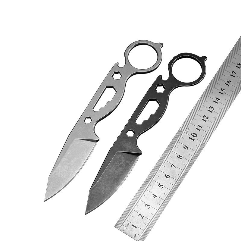 Wilderness Survival Straight Edge Pocket Hunting Knife