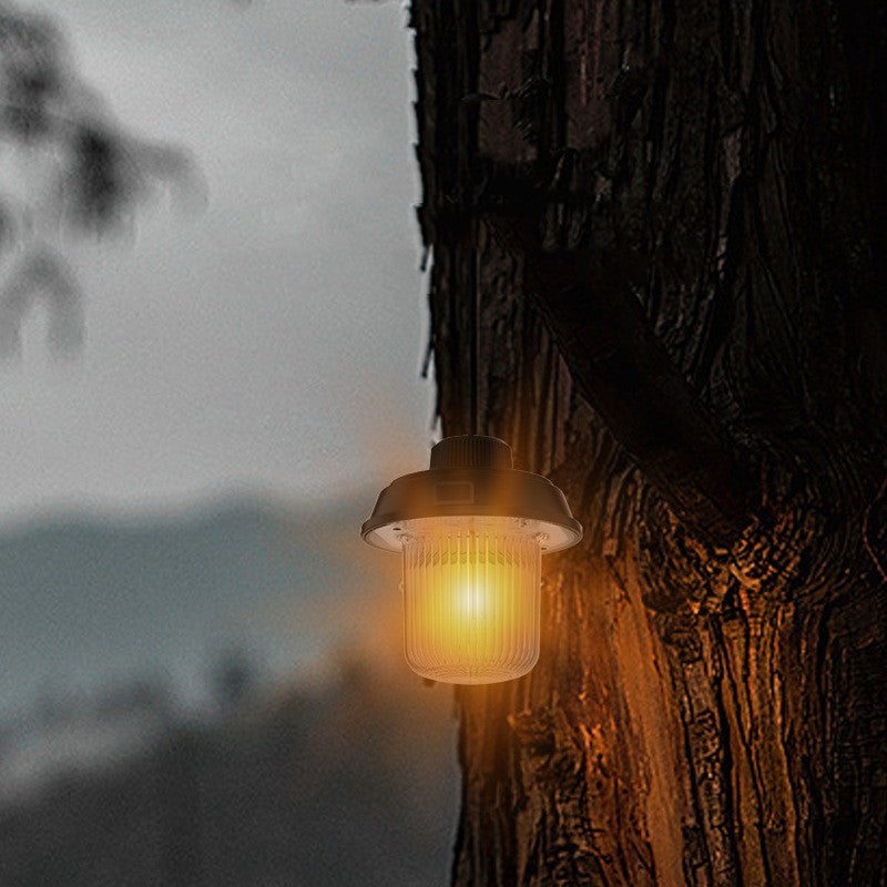 Retro Multifunction Rechargeable Outdoor Camping Lantern Light