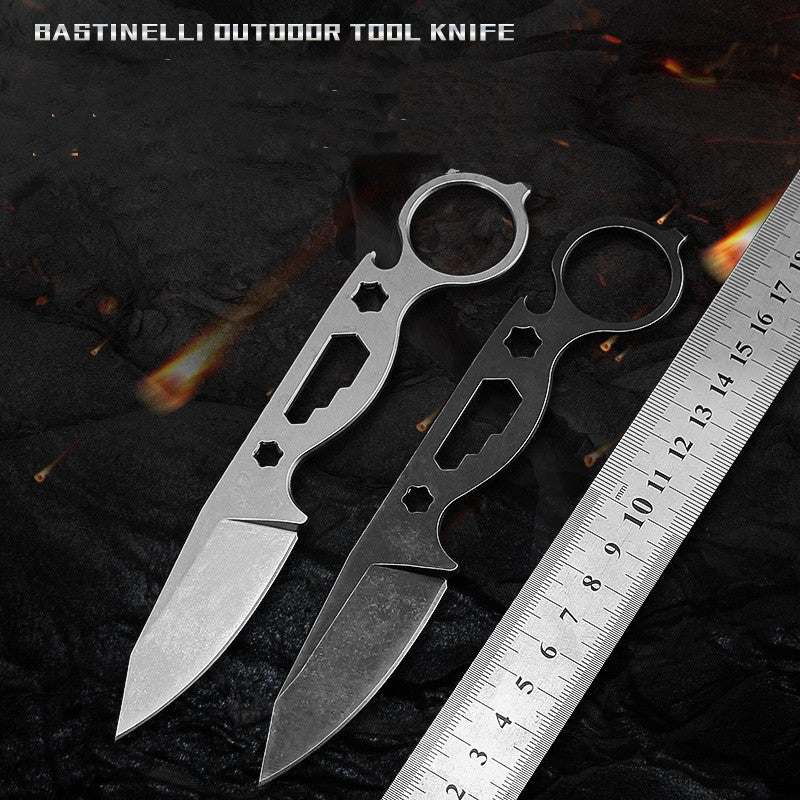 Wilderness Survival Straight Edge Pocket Hunting Knife