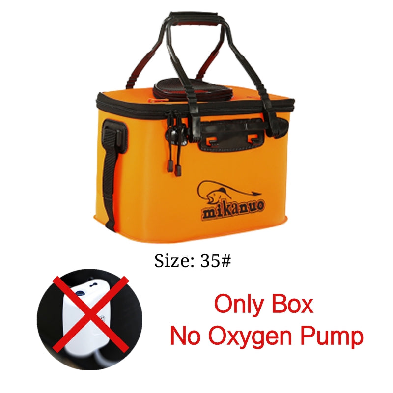 EVA Folding Fishing Tackle Storage Bag Bucket