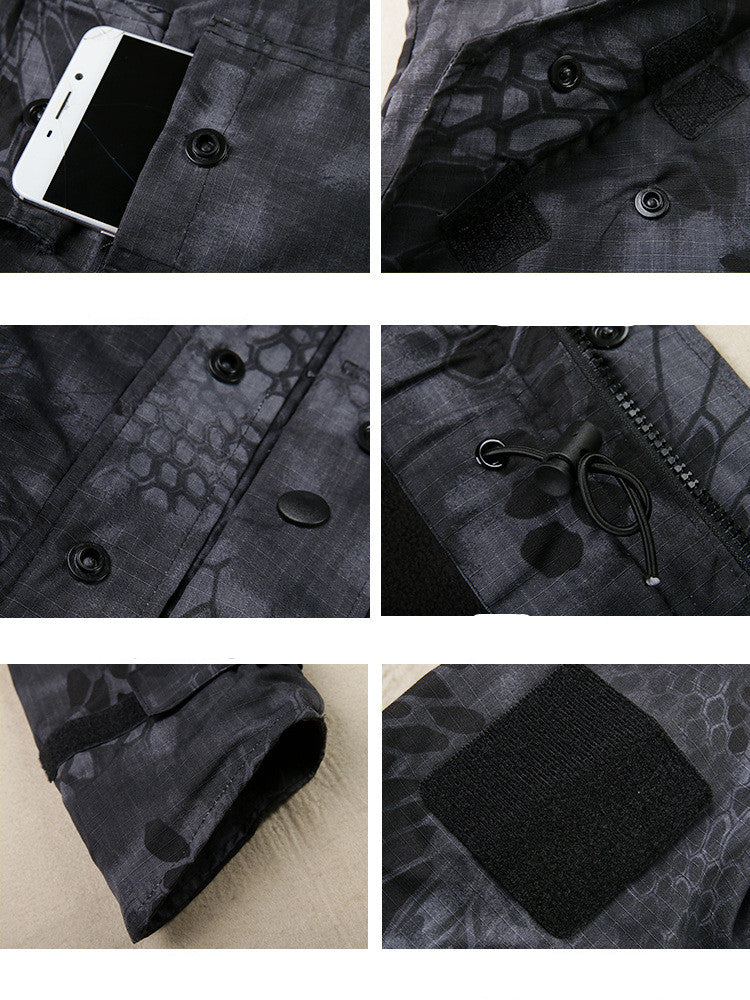 Men's Outdoor Camouflage Jacket Set
