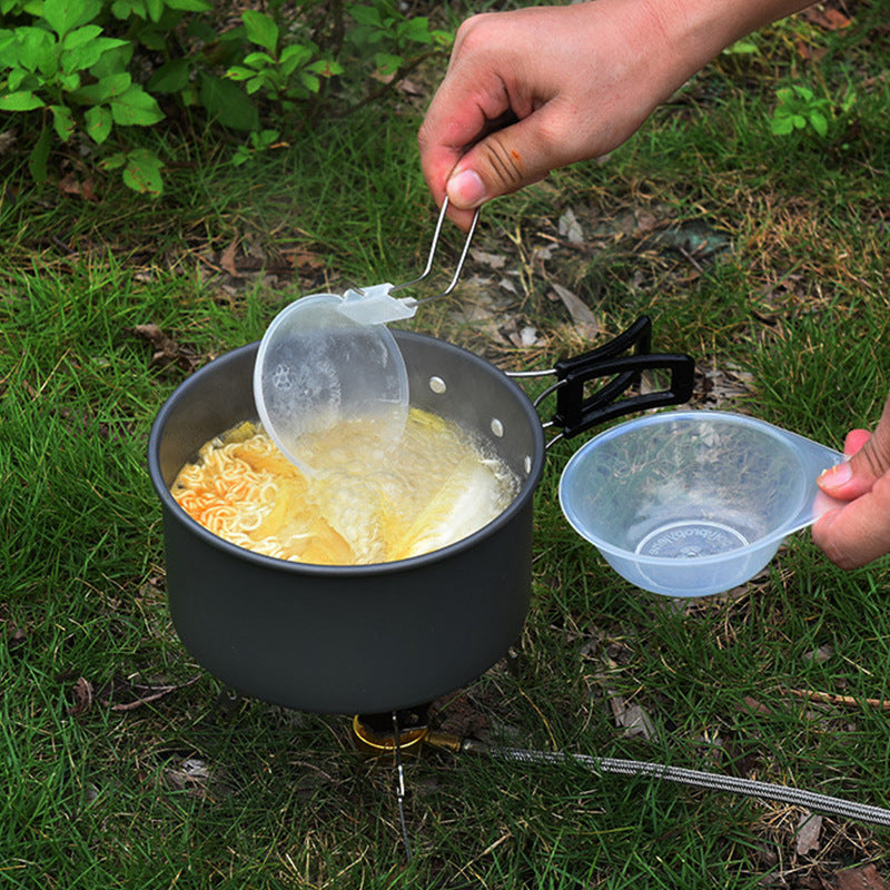 Foldable Mini Camping Cookware Combination Pot Set