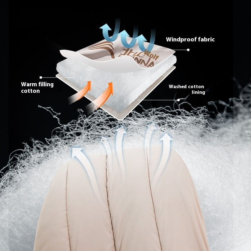 Double Thickened Cold-Protection Camping Sleeping Bag