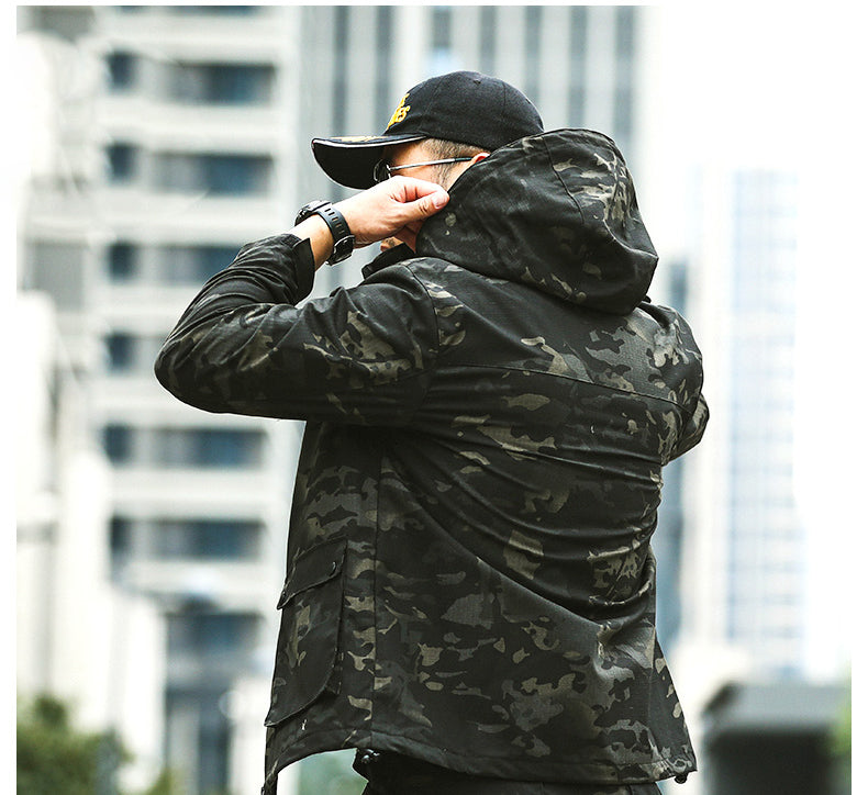 Men's Simple Outdoor Camouflage Jacket