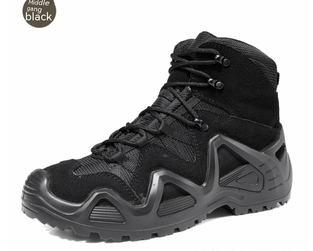 Mid-Top High-Top Military Tactical Combat Hiking Boots