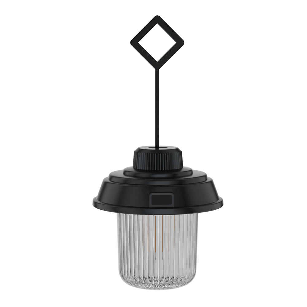 Retro Multifunction Rechargeable Outdoor Camping Lantern Light