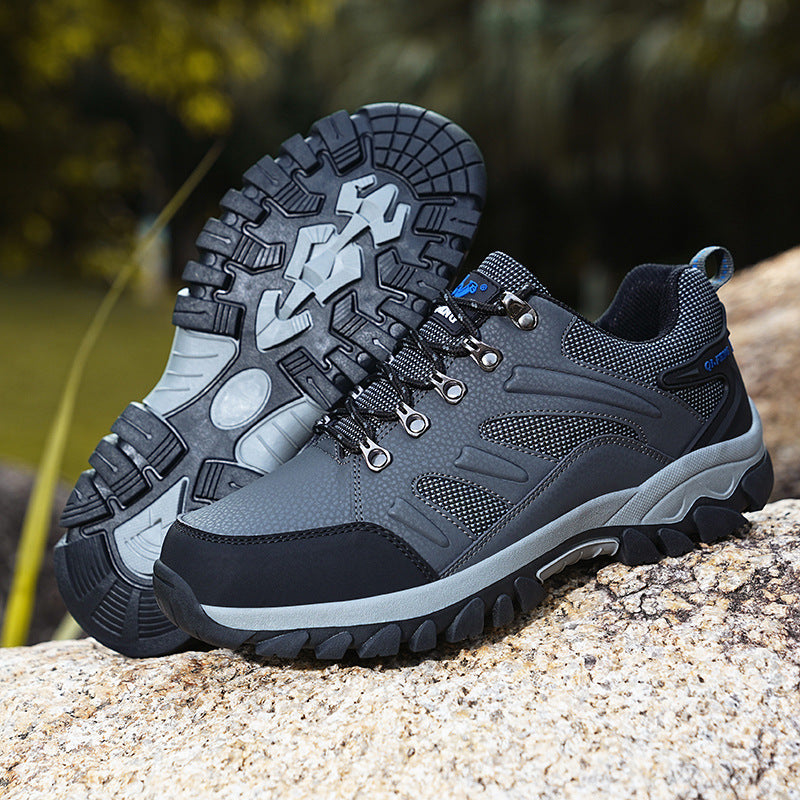 Couple Outdoor Climbing Boots Breathable Large Size Camping Shoes