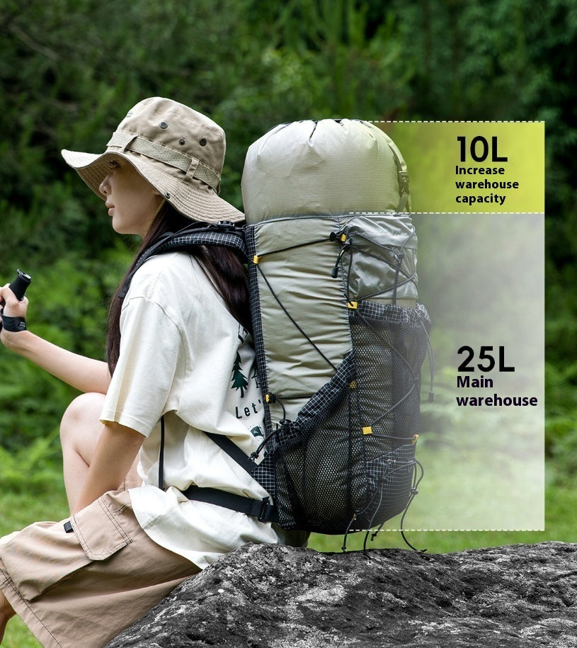 35L Outdoor Mountaineering Hiking Backpack Large Capacity