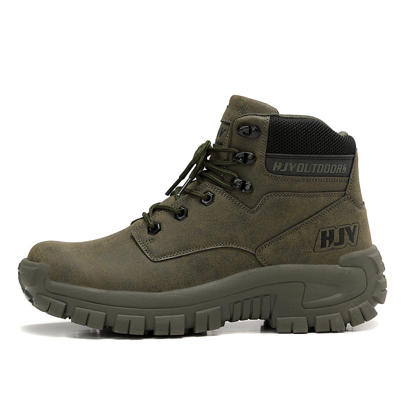 High-Top Outdoor Hiking Boots Large Size Training Shoes