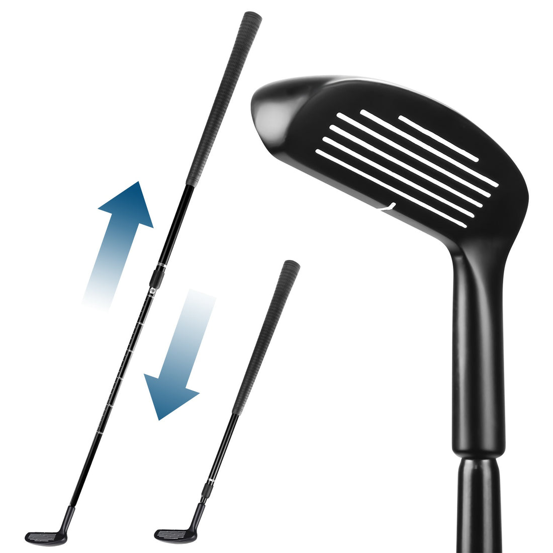 Double-Sided Zinc Alloy Telescopic Golf Tool