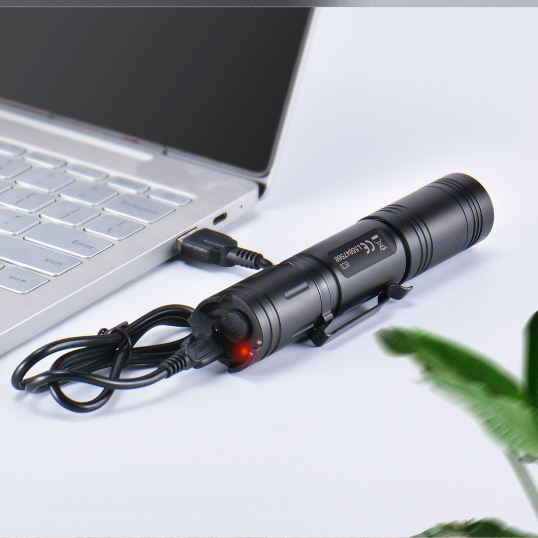 USB Rechargeable Bright Camping Flashlight