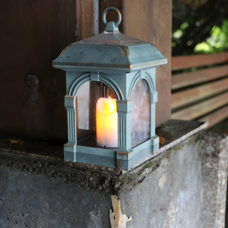 Solar Swing Candle Outdoor Lantern