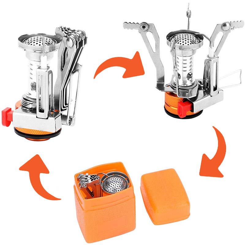 Integrated Outdoor Camping Cooking Range Cookware