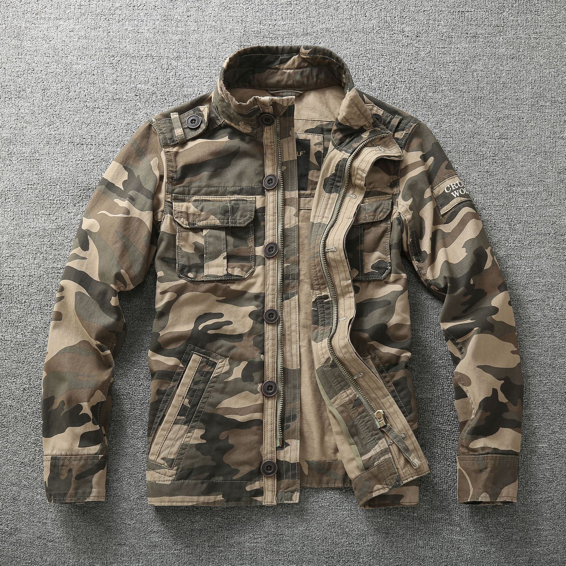 Men's Autumn Camouflage Work Jacket