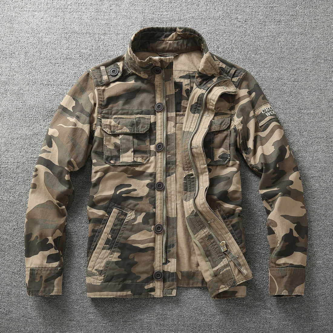 Men's Autumn Camouflage Work Jacket
