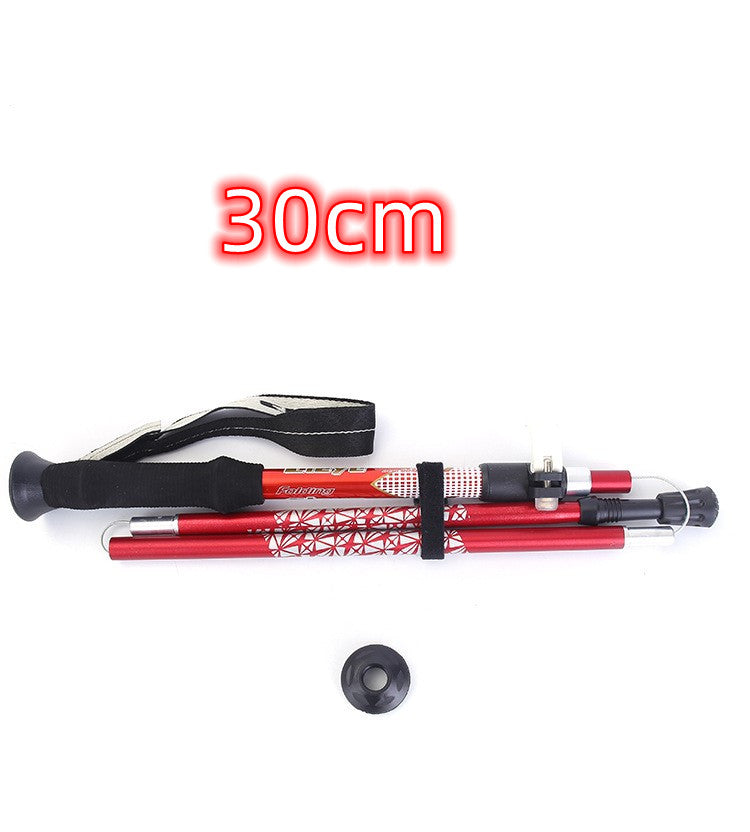 Ultralight Telescopic Folding Trekking Walking Stick