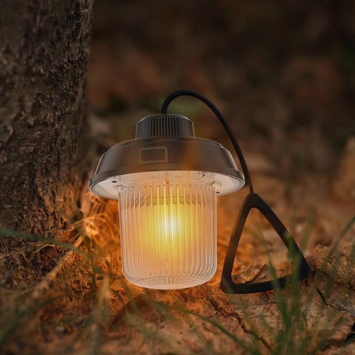 Retro Multifunction Rechargeable Outdoor Camping Lantern Light