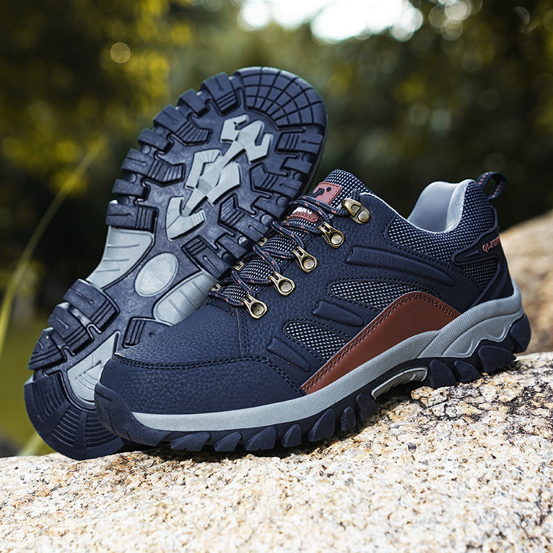 Couple Outdoor Climbing Boots Breathable Large Size Camping Shoes