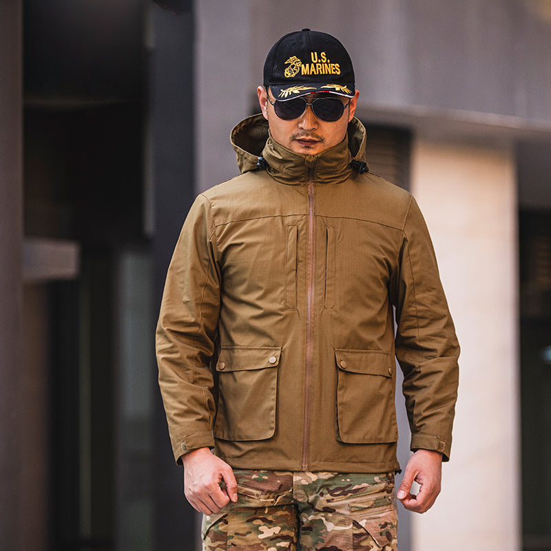 Men's Simple Outdoor Camouflage Jacket