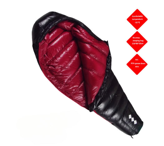Thickened Portable Goose Down Camping Sleeping Bag