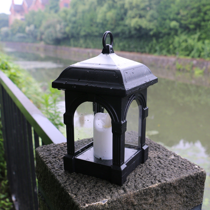 Solar Swing Candle Outdoor Lantern