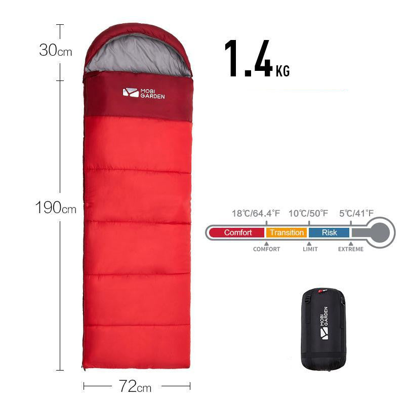 Thickened Mummy Sleeping Bag For Winter Camping
