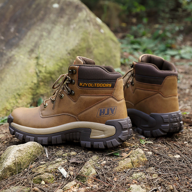 High-Top Outdoor Hiking Boots Large Size Training Shoes
