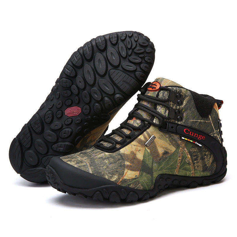 Men's Camouflage Outdoor Hiking Climbing Sports Boots