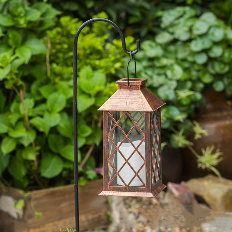 Solar Wind LED Outdoor Plastic Lantern