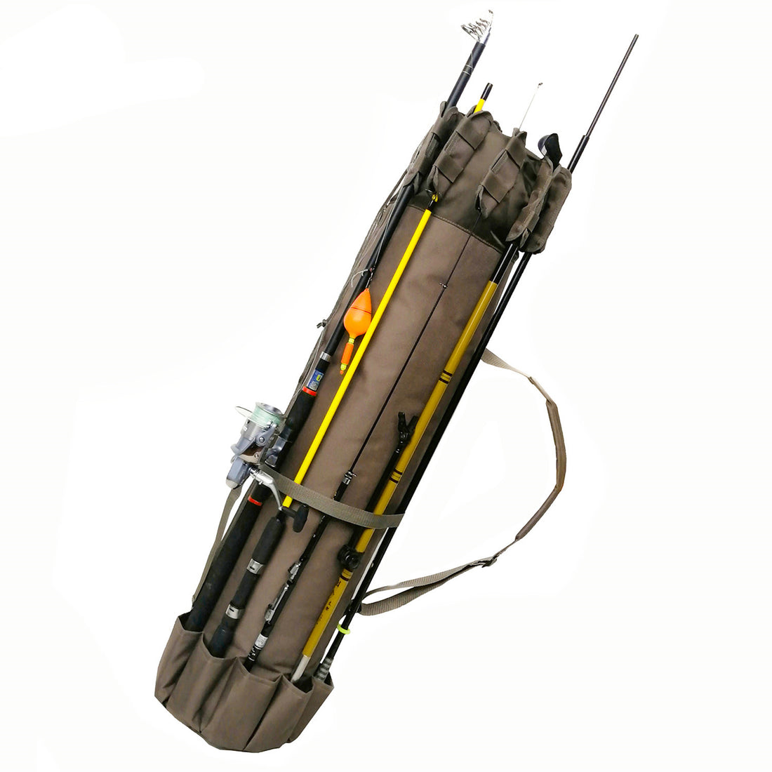Cylindrical Fishing Rod Gear Storage Bag