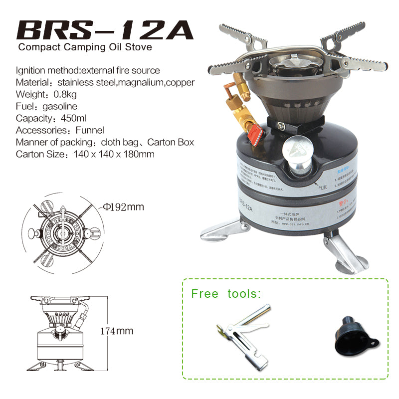 Heavy-Duty Field Oil Stove Outdoor Camping Mountaineering Gasoline Stove