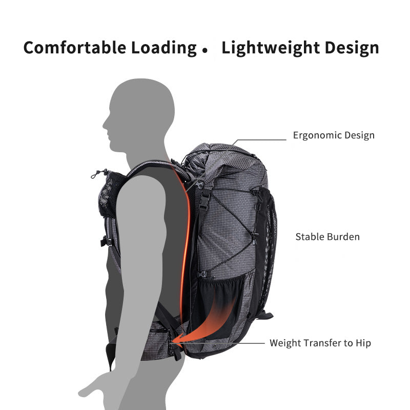 Large Capacity Outdoor Hiking Camping Backpack Rock Travel