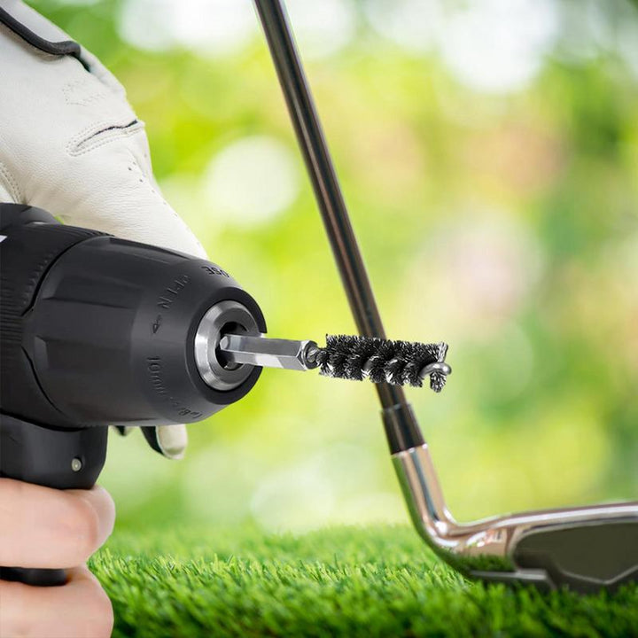 Six Angle Golf Club Cleaning Brush Accessory