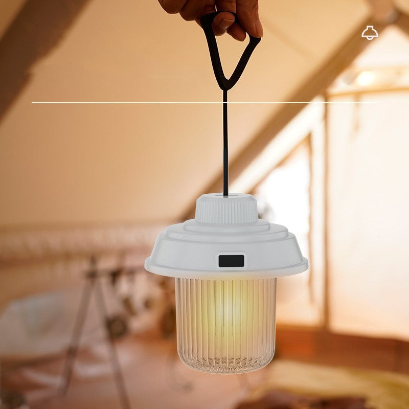 Retro Multifunction Rechargeable Outdoor Camping Lantern Light