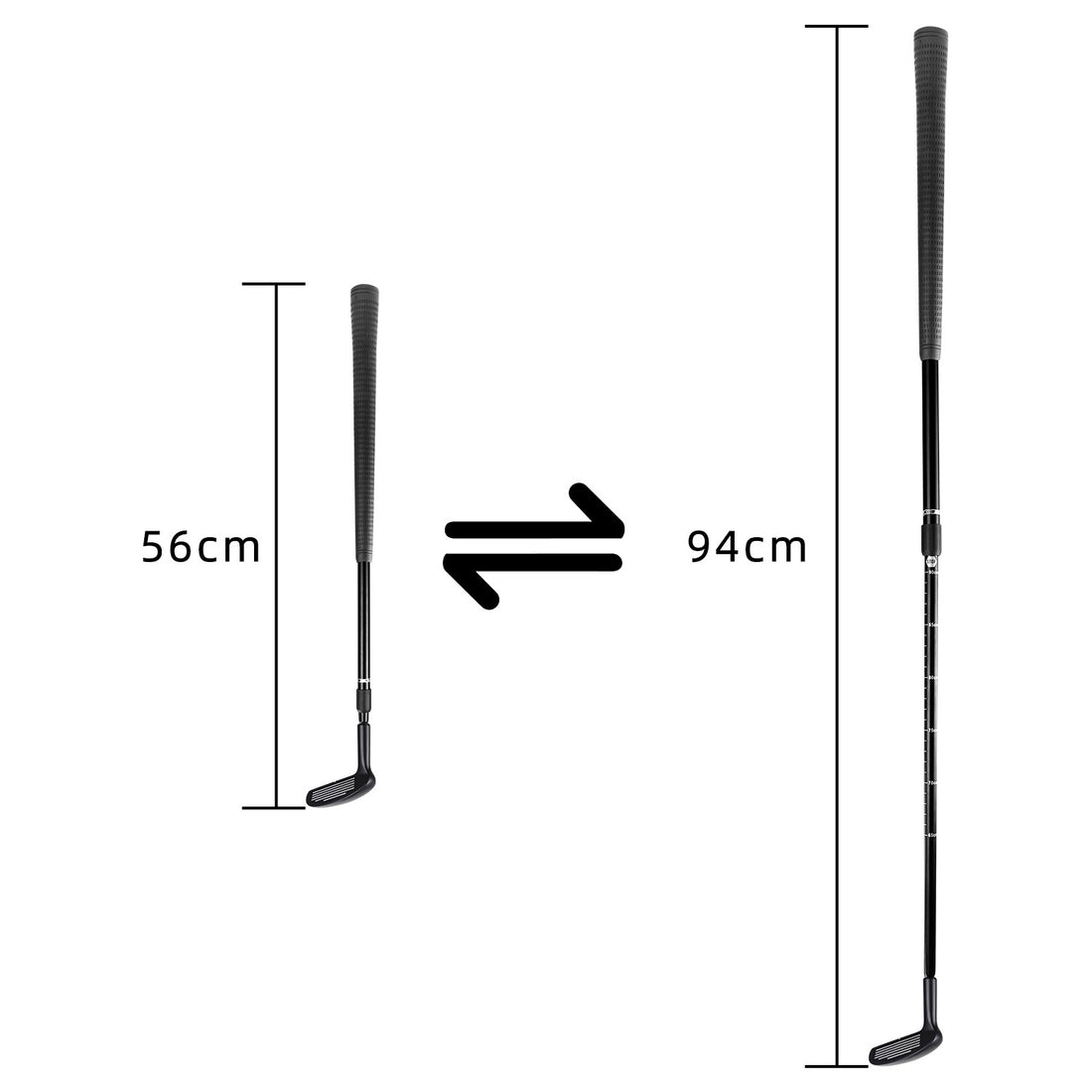 Double-Sided Zinc Alloy Telescopic Golf Tool