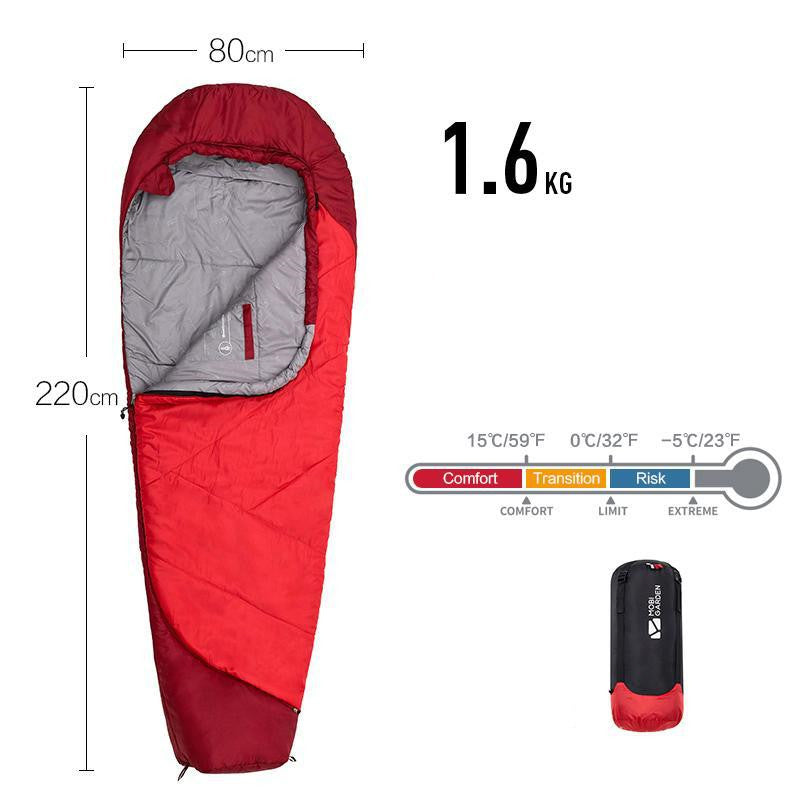 Thickened Mummy Sleeping Bag For Winter Camping