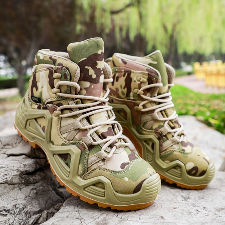 Mid-Top High-Top Military Tactical Combat Hiking Boots
