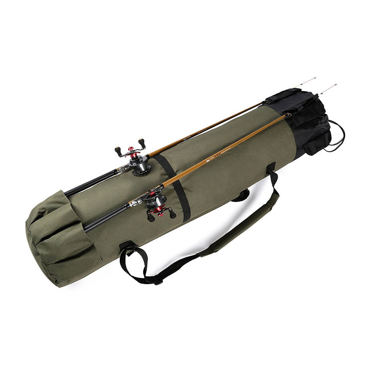 Cylindrical Fishing Rod Gear Storage Bag