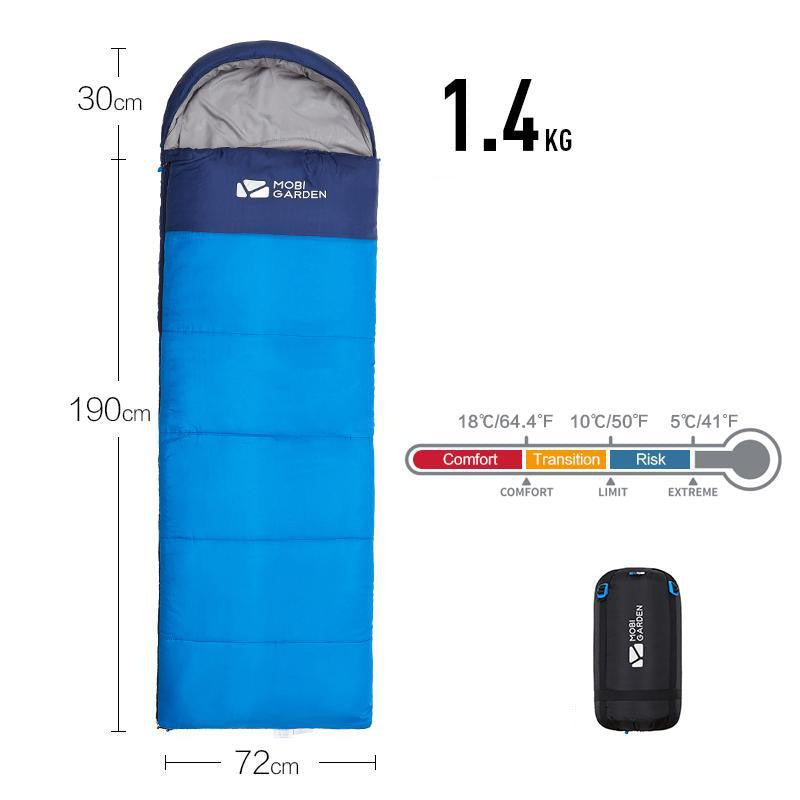 Thickened Mummy Sleeping Bag For Winter Camping