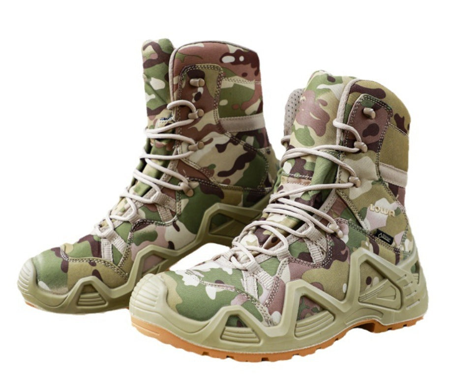 Mid-Top High-Top Military Tactical Combat Hiking Boots