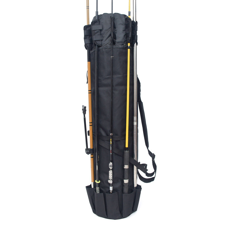 Cylindrical Fishing Rod Gear Storage Bag
