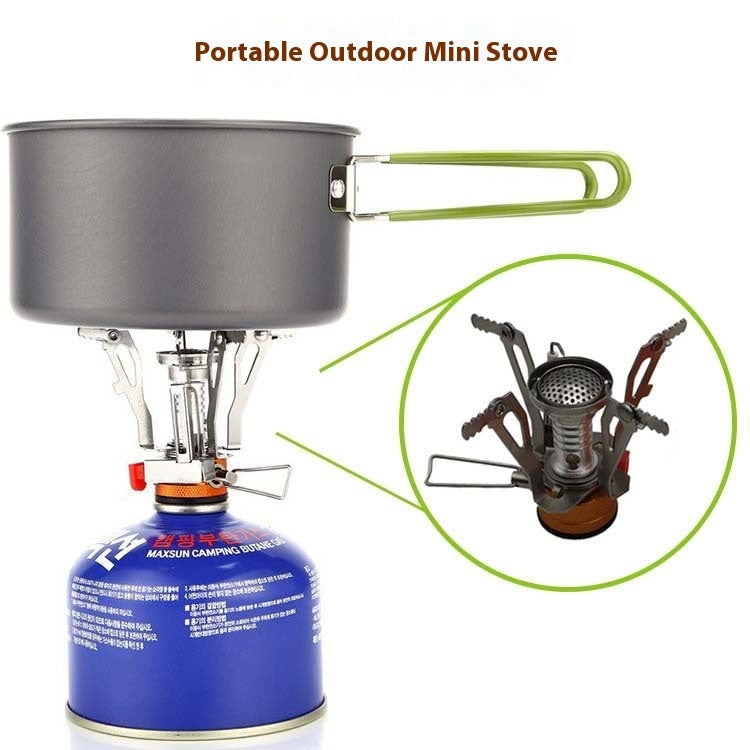 Integrated Outdoor Camping Cooking Range Cookware