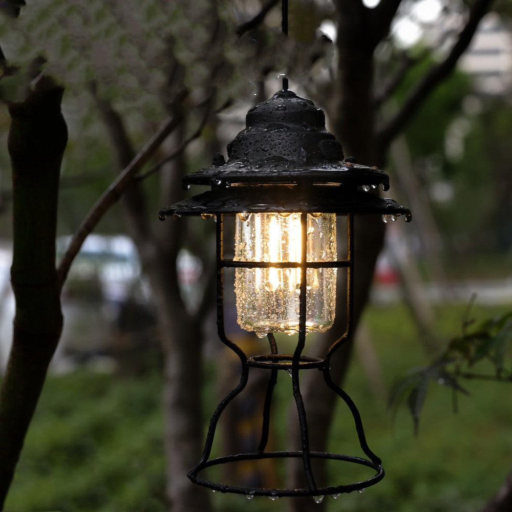Portable Retro Barn Outdoor Multifunctional Lantern