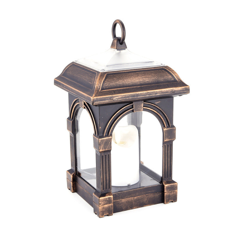 Solar Swing Candle Outdoor Lantern