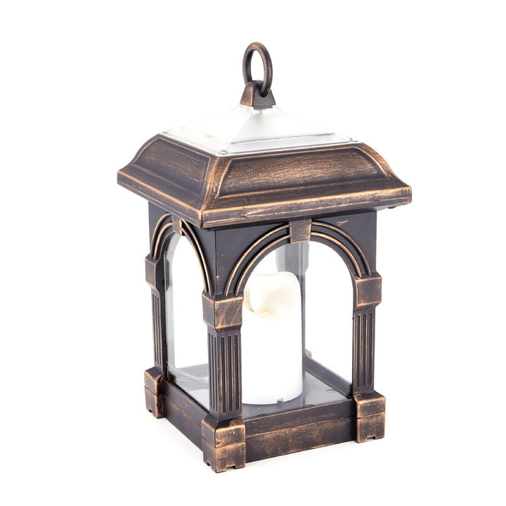 Solar Swing Candle Outdoor Lantern