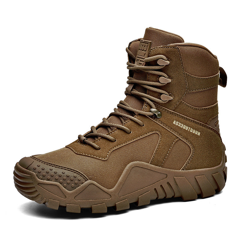 Durable High-Top Tactical Outdoor Hiking Boots For Men